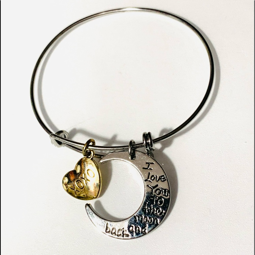 Love You To The Moon And Back Xoxo Bracelet
